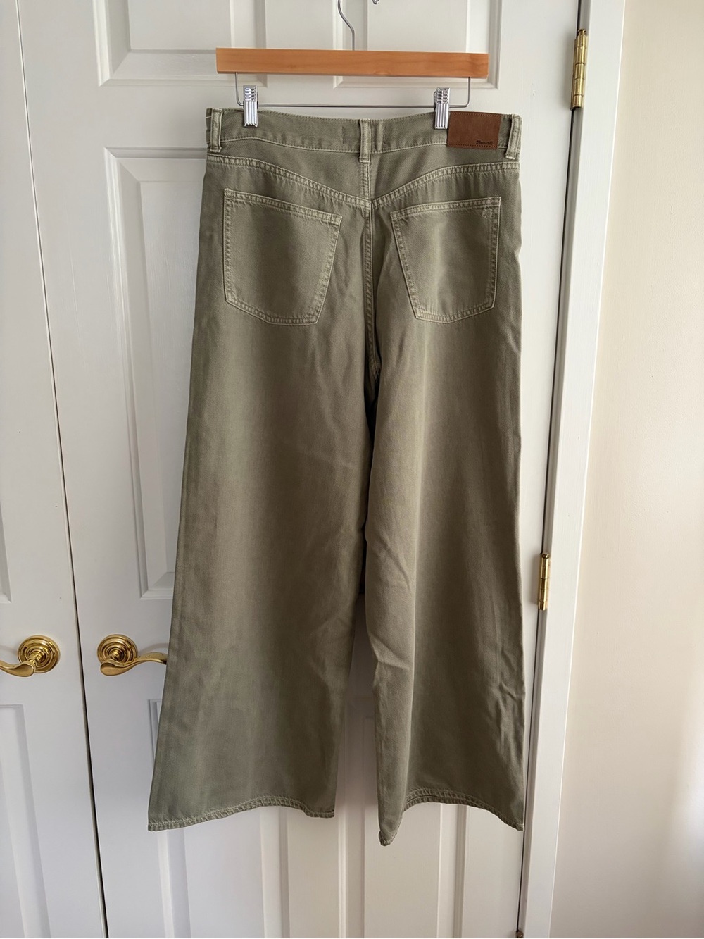 Madewell Airy Denim Sagebrush Superwide-Leg Jeans - Picture 2 of 7